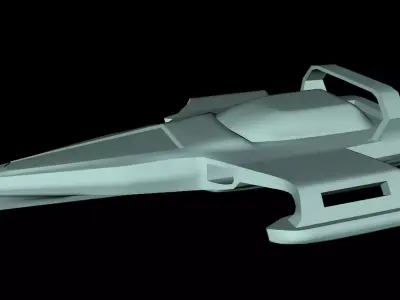 Powerboat fiction 3D model