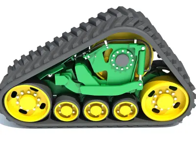 Continuous Track 3D model