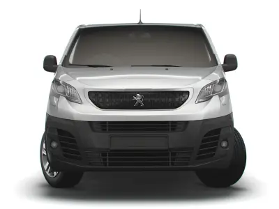Peugeot Expert Long UK-spec Professional 2020 3D model