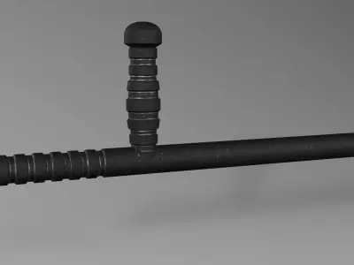 Baton Nightstick Low-poly 3D model