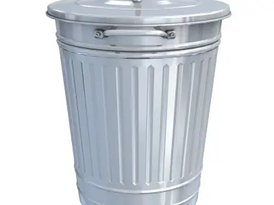 Trashcan trash can 3D model purchase