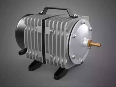 ELECTROMAGNETIC AIR OXYGEN PUMP COMPRESSOR BLOWER AERATOR MOTOR 3D model