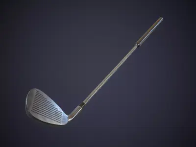 Classic Golf Club Low-poly 3D model