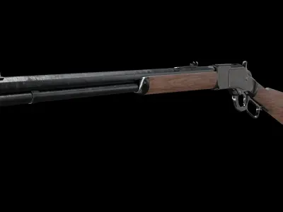 winchester 1873 3D model purchase