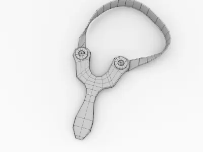 Slingshot belt with wrench 3D model