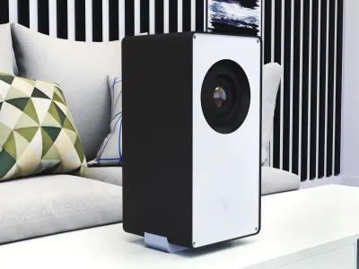 Speaker box Free low-poly 3D model