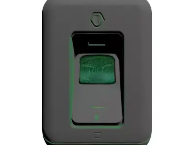 Modern Biometric Fingerprint Access Scanner 3D model