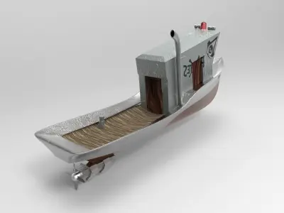 captains ships 3D model