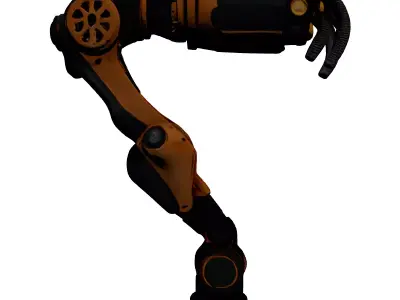 Futuristic Industrial Robotic Arm 3D model
