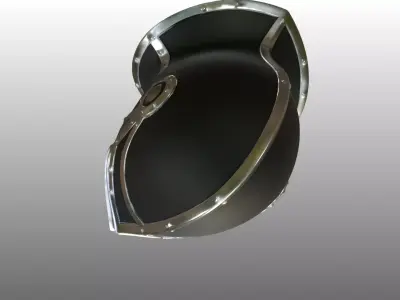 Knight Helmet HM-1 Low-poly 3D model