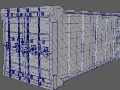 Intermodal Container 3D model