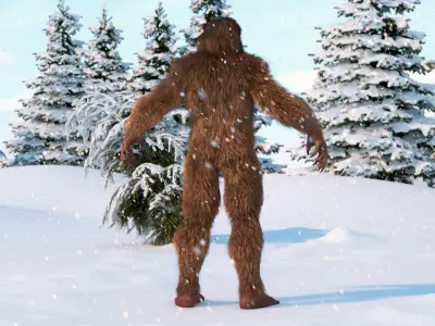  Sasquatch Rigged Fur 
