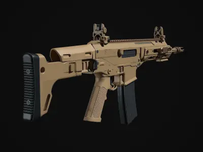 ACR V2 Low-poly 3D model