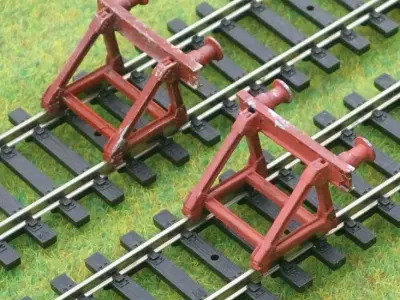 Railway Buffer Stop Mod1 1-87 resin 3D print model