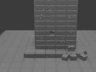 Epic Scale Miniature Terrain Piece 3D print model