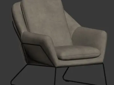 Loft Design Armchair Model 3D model