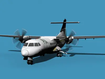 ATR-42-320 Pakistan Intl Airlines 3D model
