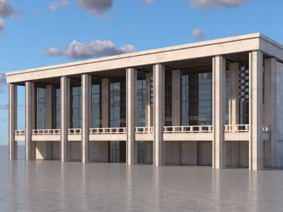 David Koch Theater 3D model
