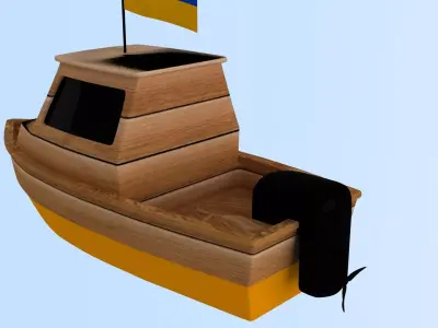 Armenia Fishing Boat 3D model
