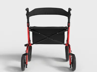 WALKER FOR SENIORS Low-poly 3D model
