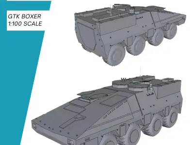 GTK Boxer 3D print model