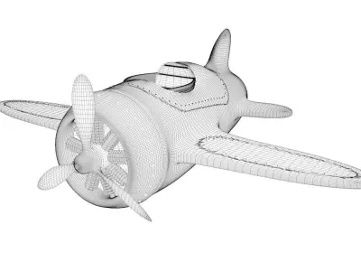 Airplane Toy  3D model