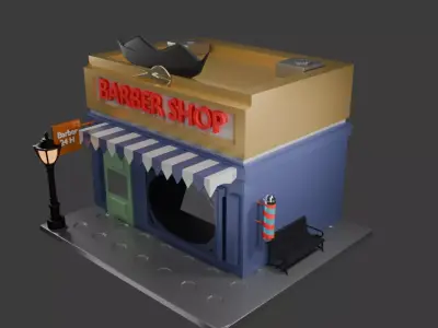 cartoon low poly files  Free 3D model