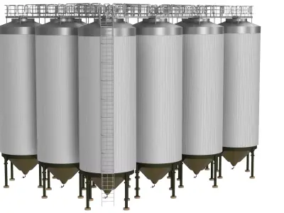 Fermentation Tanks 3D model
