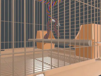 Bird Cage 3D model get