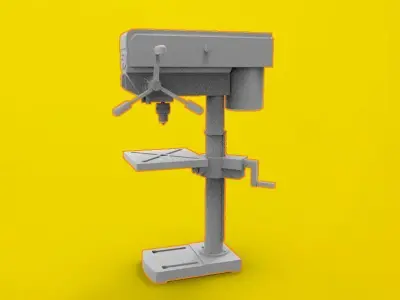 drilling press 3D print model