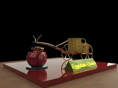 King Tut Chariot  3D model by aceimagedesign-1