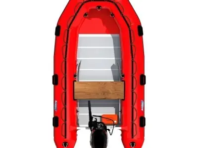 inflatable boat achilles 3D model