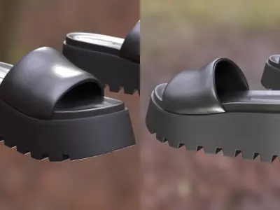 Man and Woman in Shoes 141 3D model
