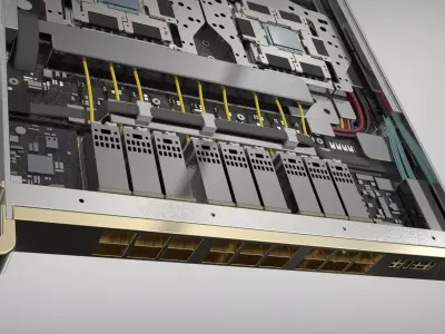 AI Data Center Server VR200 Switch Tray  Node Realistic 3Dmodel 3D model