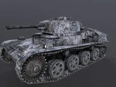 Toldi 2 Winter Edition Low-poly 3D model