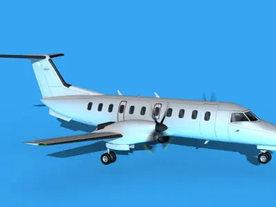 Embraer EMB120 Atlantic Soyuse 3D model