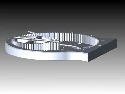 Watch clock Free 3D model