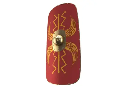 Scutum Roman shield  3D model