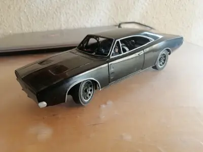 Dodge Charger MiniZ body 3D print model