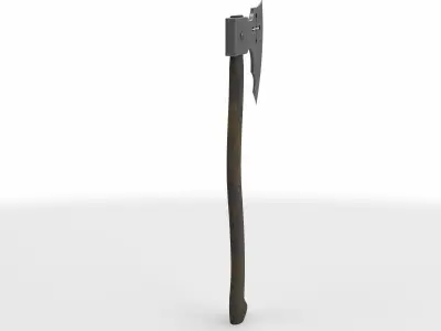 battle axe 02  3D model