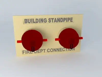 StandPipe  Fire Department Connection Free 3D model