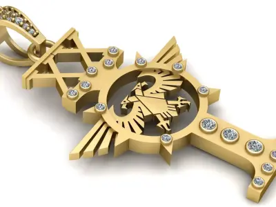 Imperial Aquila Inquisitorial Seal 3D print model