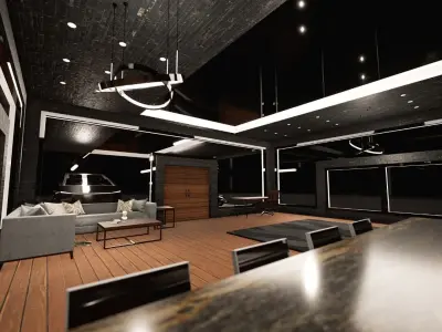 Stealth Cyberhouse Free 3D model