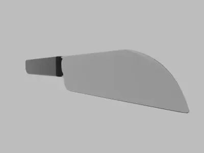 Low Poly Knife 4 Free low-poly 3D model