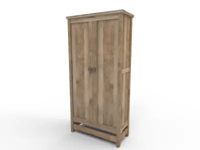 Casuarina Manufactured Wood Armoire 3D model purchase