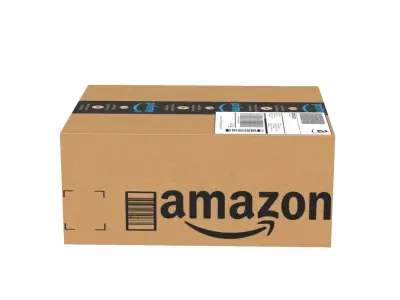 Amazon Box 2H PBR 03 Low-poly 3D model