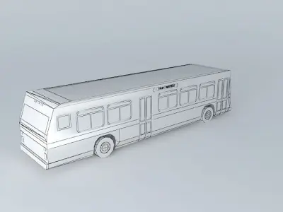 The fully modfied Google Bus Free 3D model