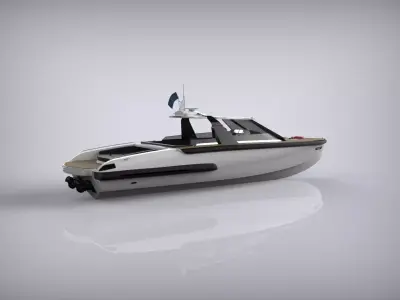 Speed boat 3D model