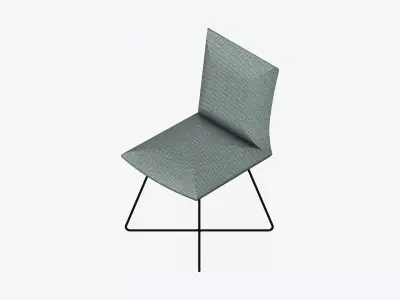 Furniture - Chair - Contemporary - Wire - Legs Low-poly 3D model