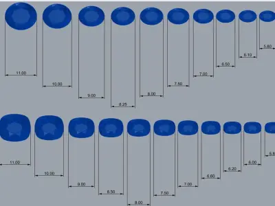 Variety Gemstone 3D model